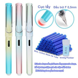 Y&X Bút máy xóa được Kèm  tiện lợi cho bé Bút máy xóa được Bút Mực Xoá Được Bút tẩy được mực xanh【Không chứa Ống Mực Xóa Được 