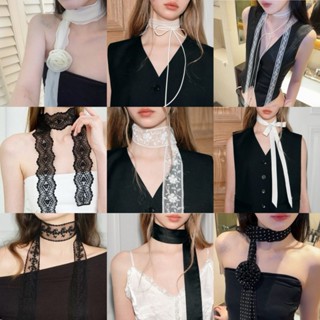 Thời Trang Mùa Hè Bộ Sưu Tập Khăn Ren Cao Cấp Vòng Cổ Khăn Thời Trang Phụ Kiện Vòng Cổ Thời Trang