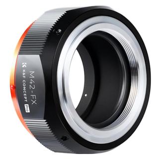 Bộ chuyển đổi gắn ống kính M42 sang Fuji X cho ống kính gắn vít M42 sang Fujifilm Fuji X-Series X FX Mount Máy ảnh không gương lật với thiết kế sơn mờ