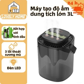 【🎁Gửi tinh dầu】máy phun sương tạo ẩm  tích lớn 3L,phun sương tạo ẩm, Máy tạo độ ẩm hương liệu dung tích lớn ,máy phun sương tạo ẩm,Máy tạo độ ẩm USB Tắt tiếng,máy xông tinh dầu,Máy tạo độ ẩm dung lượng lớn
