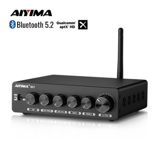  Aiyima B07 TPA3255 Bộ khuếch đại công suất âm thanh Bluetooth 2.1 kênh Bộ thu âm thanh Amp cho loa siêu trầm 300Wx2 + 300W 