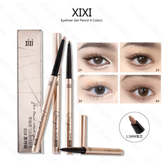 Bút Kẻ Mắt Gel XIXI 1.5 Mm Fine Nib Tự Nhiên Mịn Mượt Lâu Dài Chống Thấm Nước Trang Điểm Mắt Đen Nâu D673