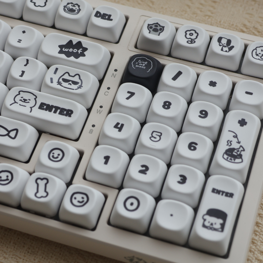 Mèo Và Chó Con Keycaps MOA Profile PBT Chất Liệu Thăng Hoa Nhiệt Cá Tính Dễ Thương Keycap Cho Bàn Phím Cơ | BigBuy360 - bigbuy360.vn