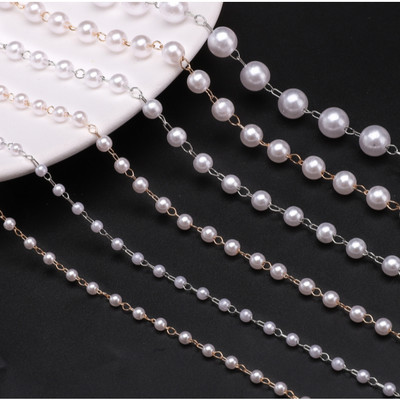 50cm / túi ABS Ngọc Trai Dây Chuyền Cho DIY Vòng Cổ Vòng Tay Bông Tai Trang Sức Làm Phụ Kiện