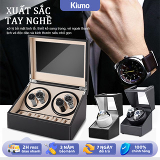 Đảm bảo chất lượng Hộp xoay đồng hồ cơ Hộp đựng đồng hồ 4 Xoay Gỗ + 6 Cố Định Tự động lên cót với chế độ xoay lắc tự động