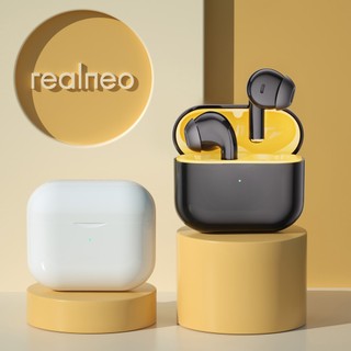 Tai nghe Bluetooth Realneo Neo 6 MaxTWS Phim hoạt hình dễ thương Tai nghe không dây Mini BT5.3 đầy màu sắc có Mic