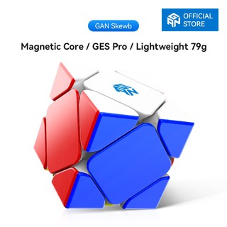 Gan Skewb Khối lập phương tốc độ từ tính Skweb Xếp hình Khối cắt góc tích cực cho trẻ em Người lớn