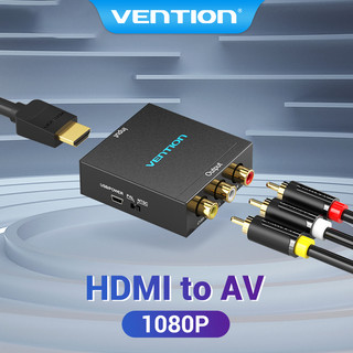 Hộp Chuyển Đổi HDMI Sang AV Vention Thông Minh Cho Laptop / Máy Chơi Game Kết Nối TV 1080P
