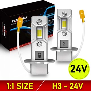 Tuffoo 2 Bóng Đèn LED Sương Mù 24V H3 Cho Xe Tải - 6000K Trắng / 3000K Vàng Vàng / Xanh Vôi