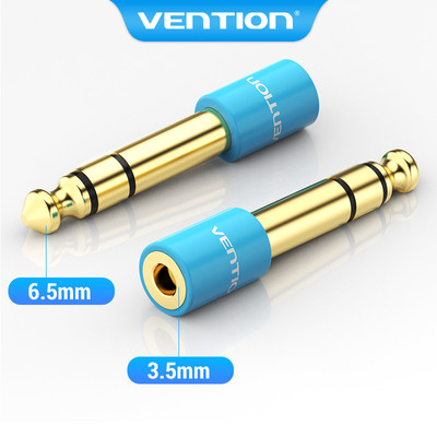 Đầu Chuyển Âm Thanh Vention 6.35mm Sang 3.5mm Chuyên Dụng Chất Lượng Cao