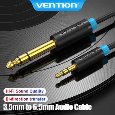 Cáp 6.35mm Âm Thanh Vention 1 / 4" Sang 3.5mm 1 / 8" Cho Ipod Laptop