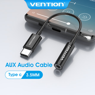Cáp Chuyển Đổi VENTION Type C Thành Cổng Âm Thanh Hifi 3.5mm Aux Dành Cho Huawei
