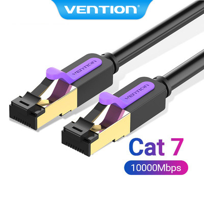 Dây cáp mạng Vention LAN 10Gbps RJ45 SSTP CAT7 tốc độ cao