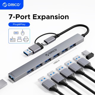 Orico USB HUB USB A / Type C sang USB 3.0 HUB Bộ chia USB bằng nhôm Bộ chuyển đổi OTG Mở rộng USB 3.0 (YSA2)