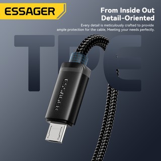 Cáp dữ liệu sạc nhanh USB-A sang Micro ESSAGER 2A
