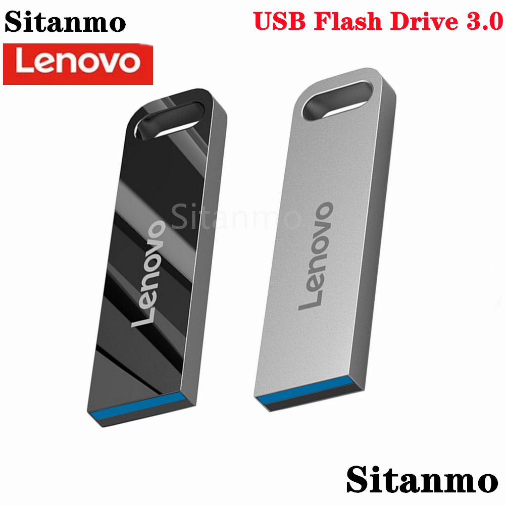 Lenovo USB 3.0 128GB 1TB 2TB 8GB 16GB 32GB 64GB kim loại Pendrive 1GB 8GB nước bảo vệ ổ đĩa flash US