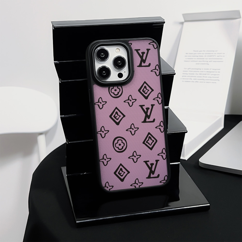 Ốp điện thoại Trend Graffiti LV PinkSoft cho iphone 15 Pro Max 14 Pro Max i14 13 Pro Max i13 13pro i