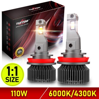  Tuffoo M5  Kích thước 1: 1  2 Bóng  đèn pha   đèn pha LED H8   H9   H11   H16  JP  cho đèn LED sương mù ô tô Canbus Cắm và chạy 6000K Trắng   4300K Trắng ấm -DC12V 
