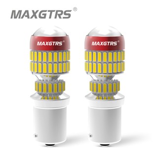 Maxgtrs 2x 1156 BA15S 7506 P21W R10W R5W 7440 W21W Đèn LED báo rẽ ô tô Bóng đèn phanh tự động lùi Đèn chạy ban ngày 2000LM