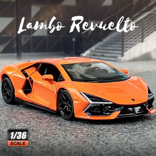  Tỉ Lệ 1: 36 Lambo Revuelto Hợp Kim Xe Mô Hình Diecast Xe Người Yêu Bộ Sưu Tập Trẻ Em Quà Tặng Sinh Nhật Kim Loại Bé Trai Đồ Chơi 