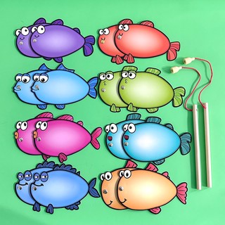 Bộ đồ chơi câu cá nam châm hai mặt cho trẻ em