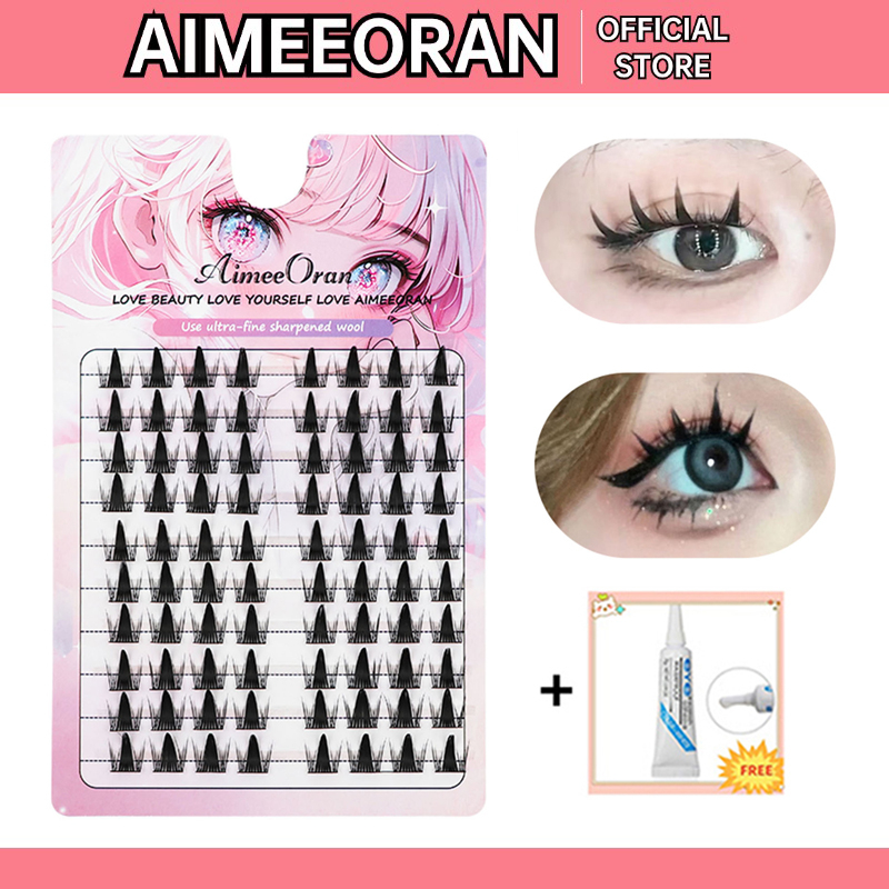 Aimeeoran 10 Hàng Lông Mi Giả Elf Thông Minh Và Đa Năng Tự Nhiên Sử Dụng Hàng Ngày abpopa anime Lông