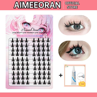 Aimeeoran 10 Hàng Lông Mi Giả Elf Thông Minh Và Đa Năng Tự Nhiên Sử Dụng Hàng Ngày abpopa anime Lông Mi Ướt Lông Mi anime