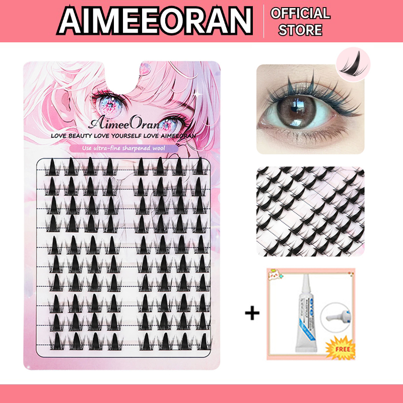 Aimeeoran 10 Hàng Lông Mi Giả Elf Thông Minh Và Đa Năng Tự Nhiên Sử Dụng Hàng Ngày abpopa anime Lông