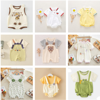 0-2 tuổi sơ sinh bé onesie thể thao giản dị âu yếm gấu tay ngắn thoải mái thoáng khí quần áo leo núi