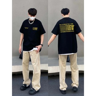 Thời Trang Mỹ Thương Hiệu Thời Trang Tay Ngắn Áo Thun Nam Rời Mỹ In Chữ Ngắn Tay Mùa Hè Áo Thun Ngắn