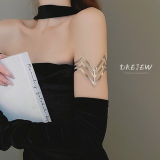 DREJEW Thiết kế phóng đại Châu Âu và Mỹ Vòng tay tam giác rỗng nhiều lớp nhẹ nhàng sang trọng thích hợp vòng tay khí chất Vòng tay đơn giản dành cho nữ