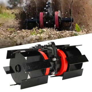 Đầu xới cỏ, đầu xới đất lắp, Bánh xe làm cỏ 10cm Cày sâu đa năng cho máy cắt cỏ SUNTREE