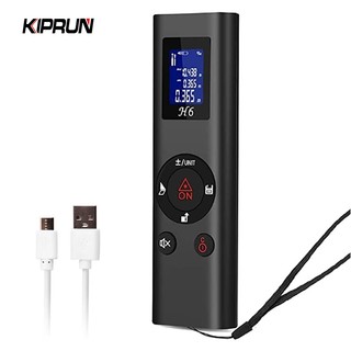  Máy đo khoảng cách KIPRUN Máy đo khoảng cách Laser cấp kỹ thuật số thông minh 40M Máy đo khoảng cách máy đo khoảng cách cầm tay Mini có thể sạc lại USB 
