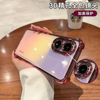  Ốp Lưng Cho Oppo A78 A38 A18 A17 A58 4G A79 5G Trong Suốt Túi Khí Bốn Góc Chống Sốc Có Ống Kính Phim Vỏ Điện Thoại 
