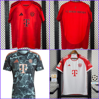 Bộ áo đấu bóng đá sân nhà của bayern munich 2425 2024 s-4xl 、 có thể thêm tên và số của bạn