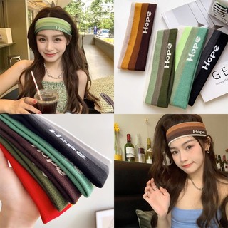 Băng đô màu gradient thể dục thể thao mùa hè cho cô gái