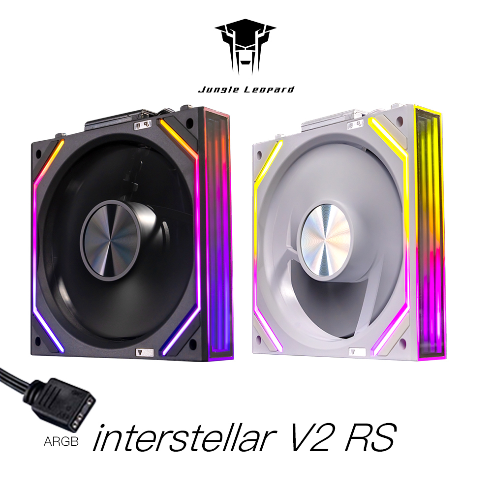 Jungle Leopard Interstellar V2 RS Khối CPU Quạt ARGB 120mm Lăng kính trắng Lian li Cùng mẫu Khối xây