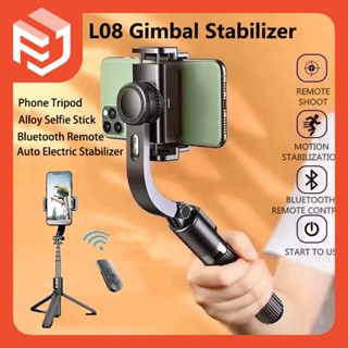 Gậy selfie chống rung 4in1 L08 cho điện thoại Selfie Stick Tripod kèm remote Bluetooth