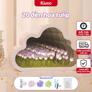 Vận chuyển nhanh Đèn hoa tulip Tulip Đèn Ngủ led Hình Đám Mây Sáng