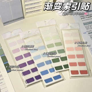 10 Tờ Giấy Note Ghi Chú Đánh Dấu Trang Giấy Phân Trang Dạng Dài Màu Pastel Nhẹ Nhàng