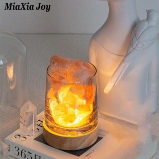 MiaXia Joy  Không Lửa Hương Liệu Hộ Gia Đình Trong Nhà Pha Lê Khuếch Tán Đá Đồ Trang Trí Tinh Dầu Ngủ Đèn Hương Liệu Hộ Gia Đình Quà Tặng Lâu Dài