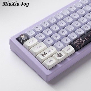 MiaXia Joy  Coulomi keycaps MOA cao PBT keycaps năm mặt thăng hoa nhiệt dễ thương tùy chỉnh cá tính trọn bộ keycaps