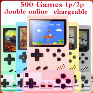 500games Máy Chơi Game Macaron / Máy Chơi Game / Máy Chơi Game Trẻ Em / Máy Chơi Game FC / Máy Chơi Game Cầm Tay Quà Tặng Trẻ Em