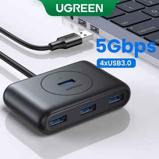 Bộ chia 4 cổng USB 3.0 UGREEN tốc độ cao thích hợp cho MacBook/Mac Air/Mac ProMini/iMac/Surface Pro/XPS/ổ USB