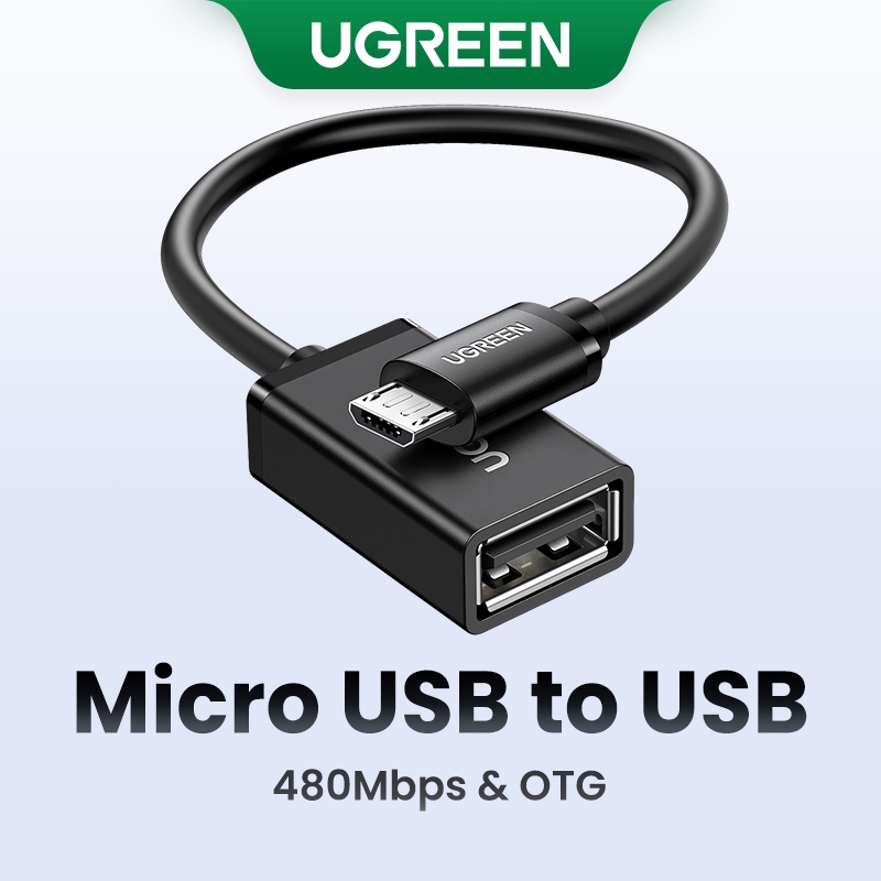 Dây cáp OTG UGREEN cổng Micro USB 2.0 tiện dụng