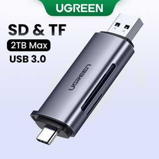 Đầu đọc thẻ nhớ UGREEN CM304/ CM264 OTG chuyển đổi USB 3.0 sang SD Micro SD TF chuyên dụng