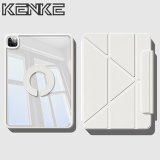 KENKE ốp lưng iPad, nắp gập chữ Y Tranh graffiti Vỏ tablet cứng trong suốt cho iPad 2025 M3 Air 13 inch Air 11 M2 thế hệ thứ 10 11 A16 M4 pro 11 inch Air 4 air 5 thế hệ 7 8 9 (10.2) mini 6 mini a17 pro case ipad Hỗ trợ nằm ngang và dọc, vỏ thông minh