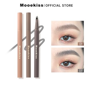  Bút chì kẻ mày bốn mũi chỉ tóc đơn 0,01mm Chống thấm nước, bền bỉ, giữ màu