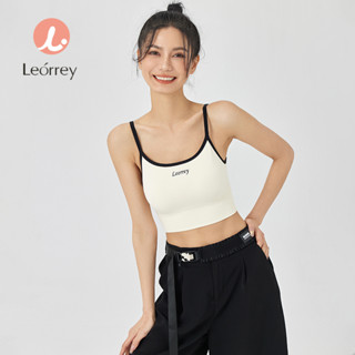 Leorrey-Áo Tập Yoga Gym  Hai dây đệm mút cố định  Chất thun gân cao cấp