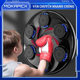 Máy tập đấm bốc theo nhạc, Boxing theo nhạc, Máy Boxing Âm Nhạc Thông Minh Mokapick